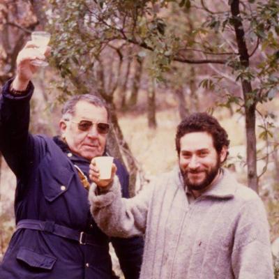 Eliseo Osualdini e Fulvio Affatati a Carsiana nel 1987